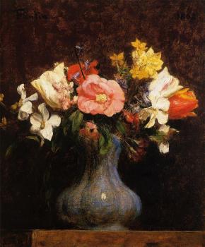 亨利 方丹 拉圖爾 Narcissus and Tulips 亨利 方丹 拉圖爾 Narcissus and Tulips